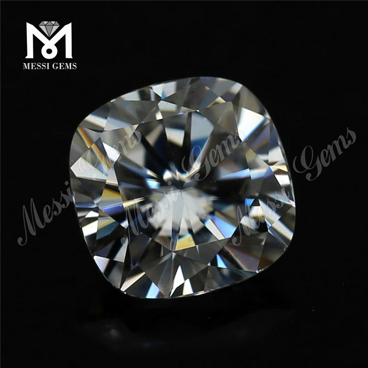 쿠션 12*12mm moissanite 다이아몬드 도매 최고 품질 vvs 흰색 느슨한 moissanite
