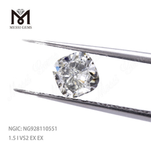1.5ct 루스 I VS2 다이아몬드 합성 HPHT 랩그로운 다이아몬드
