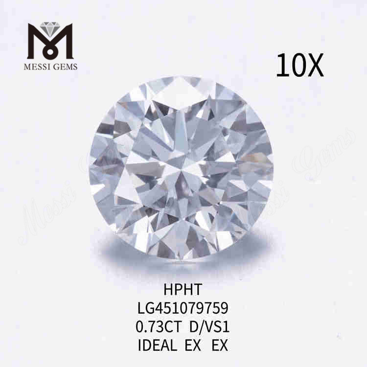 0.73CT d 느슨한 실험실에서 만든 다이아몬드 대 합성 다이아몬드 가격