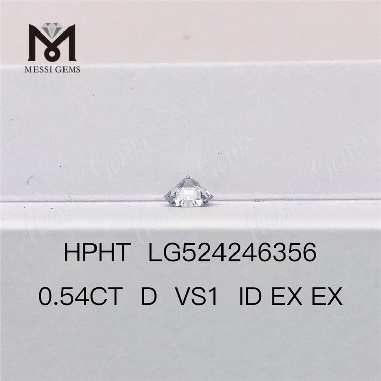 0.54ct VS1 ID EX EX 루즈 HPHT 다이아몬드 랩 다이아몬드 공장 재고