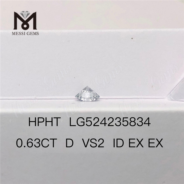 0.63CT D VS2 ID EX EX 랩 다이아몬드 HPHT 랩 다이아몬드 