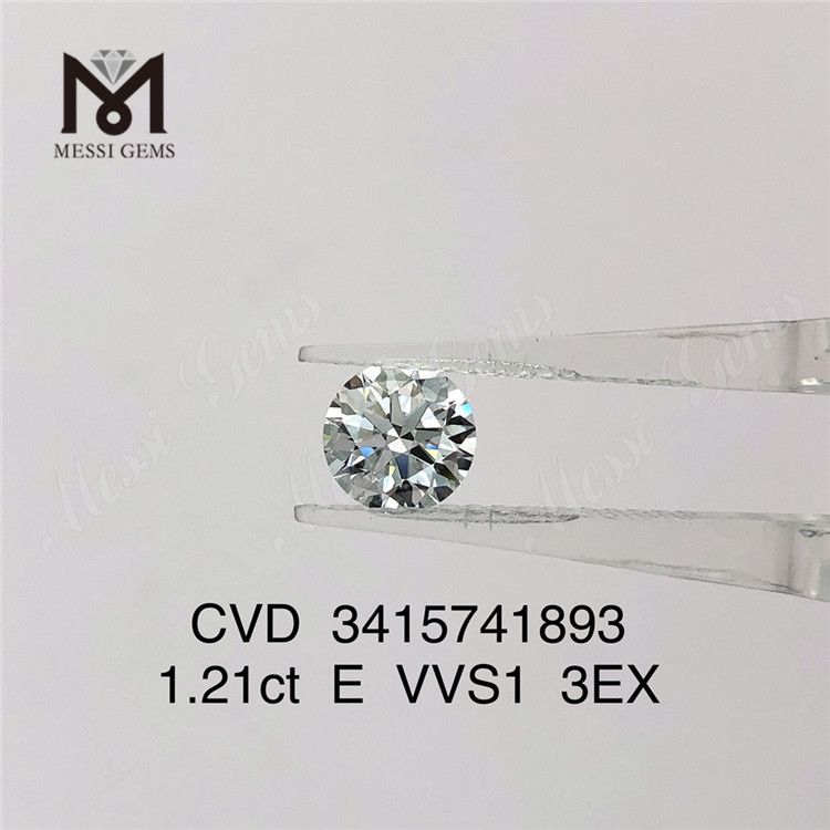 1.21ct VVS 랩 다이아몬드 공장 가격 E 3EX cvd 다이아몬드 판매 중