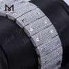 사용자 정의 디자인 남자 여자 럭셔리 핸드 세트 아이스 다이아몬드 Moissanite 시계 