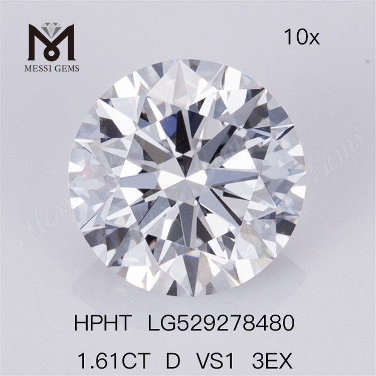 1.61CT D VS1 3EX RD 최고의 온라인 연구소에서 제작한 다이아몬드 공장 가격