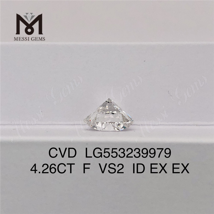 4.26CT F VS2 ID EX EX 실험실 다이아몬드 RD 실험실 성장 다이아몬드 CVD