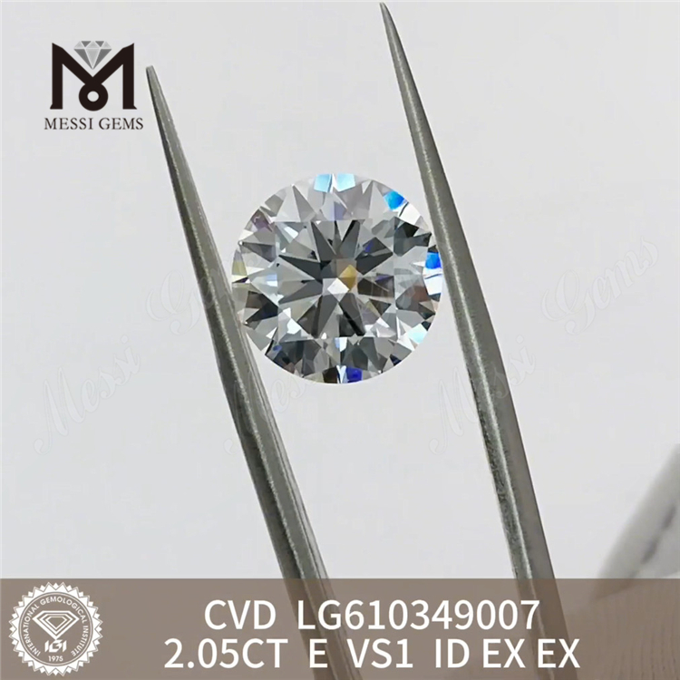 2.05CT E VS1 ID 실험실 성장 다이아몬드 최고의 가격 CVD丨Messigems LG610349007
