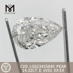 14.32CT PEAR E VVS1 CVD 14ct 랩 다이아몬드 판매 중丨 메시지젬 LG623425840 