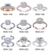 14K 골드 다이아몬드 약혼 반지 맞춤 주얼리 골드 여성 패션 베스트 셀러 