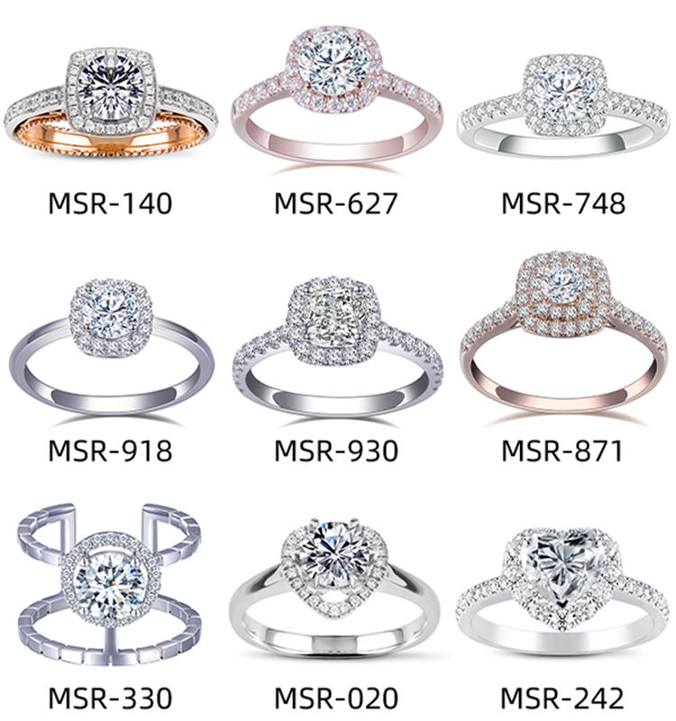 14K 골드 다이아몬드 약혼 반지 맞춤 주얼리 골드 여성 패션 베스트 셀러 