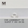 10.07CT F VS1 EX VG OV CVD 다이아몬드 대량 구매자를 위한 최고의 선택 LG598365477 丨Messigems