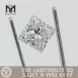 5.12CT D SQ VVS2 랩그로운 다이아몬드 차이나 CVD IGI LG607395170