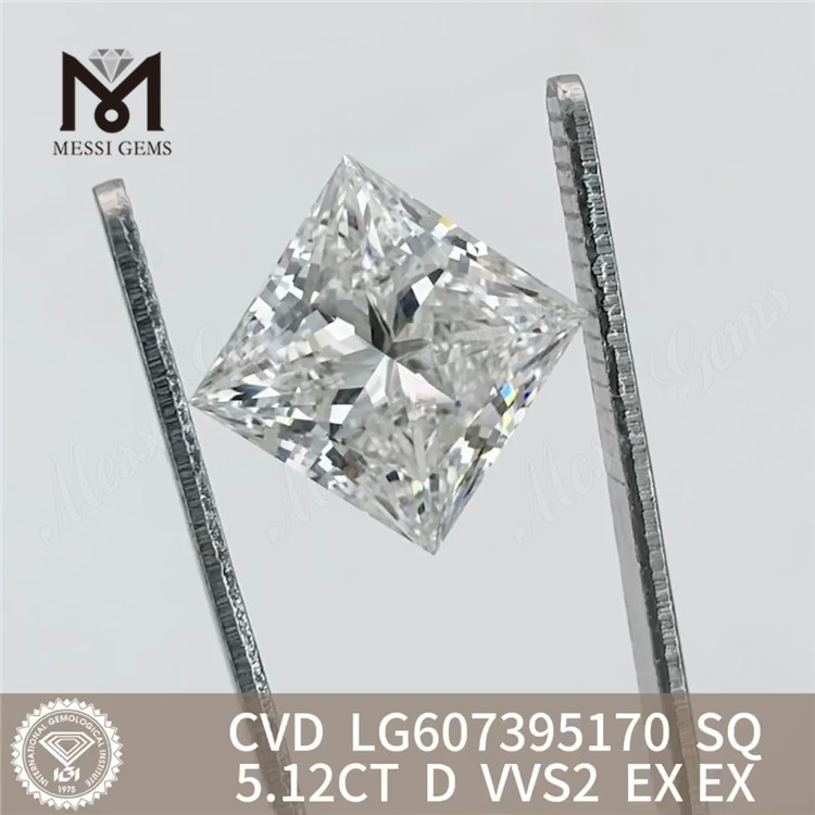 5.12CT D SQ VVS2 랩그로운 다이아몬드 차이나 CVD IGI LG607395170