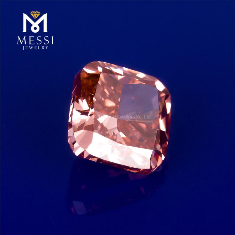 합성 hpht 다이아몬드 2ct 핑크 쿠션 실험실 성장 cvd 다이아몬드 가격