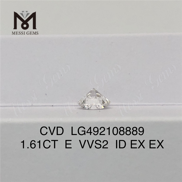 1.61ct E cvd lab 다이아몬드 vvs 라운드 EX lab 다이아몬드 판매 중