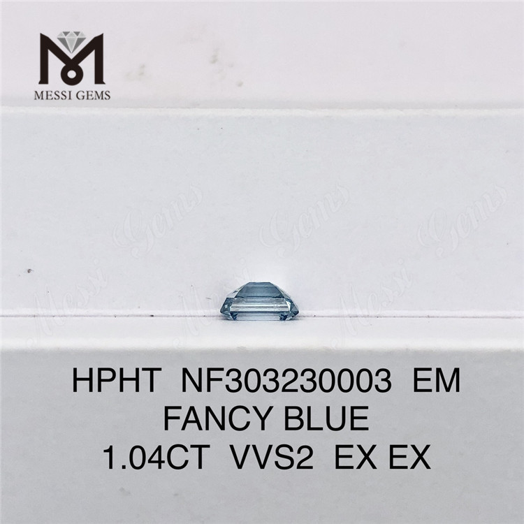 1.04CT 팬시 블루 VVS2 EX EX EM 도매 연구소에서 제작한 다이아몬드 HPHT NF303230003