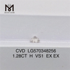 1.28ct H VS1 igi 등급 다이아몬드 VS 품질의 광채丨Messigems LG570348256 
