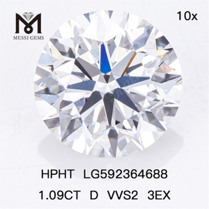1.09CT D VVS2 3EX HPHT 다이아몬드 온라인 LG592364688