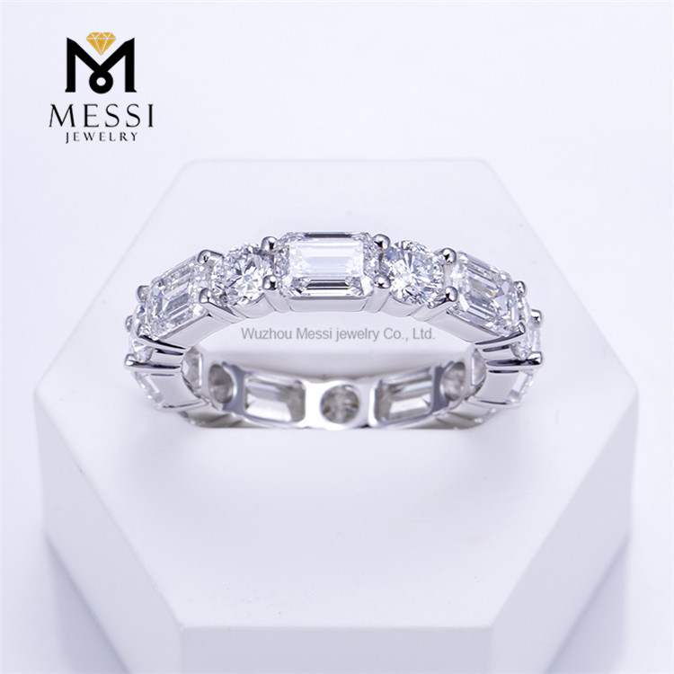 PT950 6.2G 배양 다이아몬드 약혼 반지 평생 동안 윤리적인 아름다움