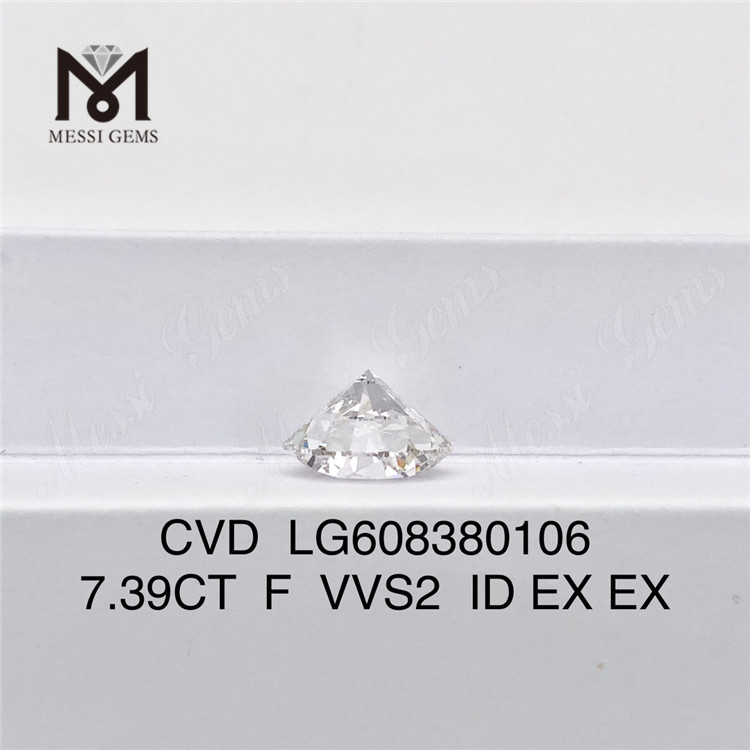 7.39CT F VVS 시뮬레이션 다이아몬드 온라인 쇼핑 IGI 다이아몬드의 광범위한 재고丨Messigems LG608380106
